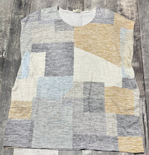 Load image into Gallery viewer, Wilfred Free cream/grey/blue/yellow tunic dress  - Hers size XS
