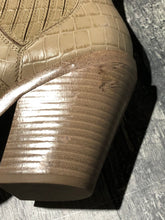 Load image into Gallery viewer, Rebecca Minkoff beige heel booties - Hers size 7.5
