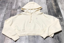 Load image into Gallery viewer, Fila cream crop hoodie - Hers size S
