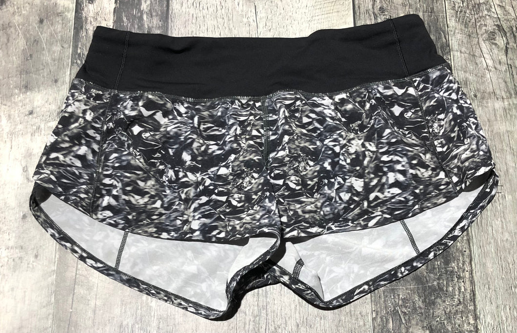 lululemon grey/black/white athletic shorts - Hers size 4