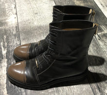 Load image into Gallery viewer, Jimmy Choo black/brown boots - Hers size 39
