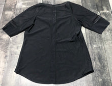Load image into Gallery viewer, lululemon black athletic sheer top - Hers size approx S
