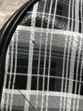 Load image into Gallery viewer, lululemon black/white gym bag
