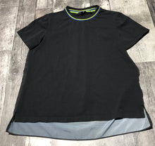 Load image into Gallery viewer, Ted Baker black/green tshirt blouse - Hers size 2

