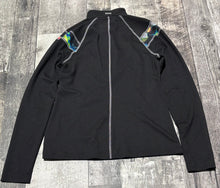 Load image into Gallery viewer, Fila black/ blue half zip athletic long sleeve - Hers size S
