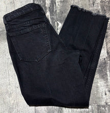 Load image into Gallery viewer, Topshop black high rise straight cut jeans - Hers size 25
