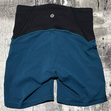 Load image into Gallery viewer, lululemon dark teal shorts - Hers size 4
