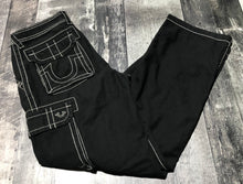 Load image into Gallery viewer, True Religion black/white high rise pants - Hers size 28
