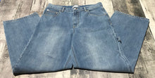 Load image into Gallery viewer, Tibi blue high rise wide leg jeans - Hers size 28
