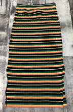 Load image into Gallery viewer, Sweaty Betty yellow/navy/orange maxi skirt - Hers size 8-10
