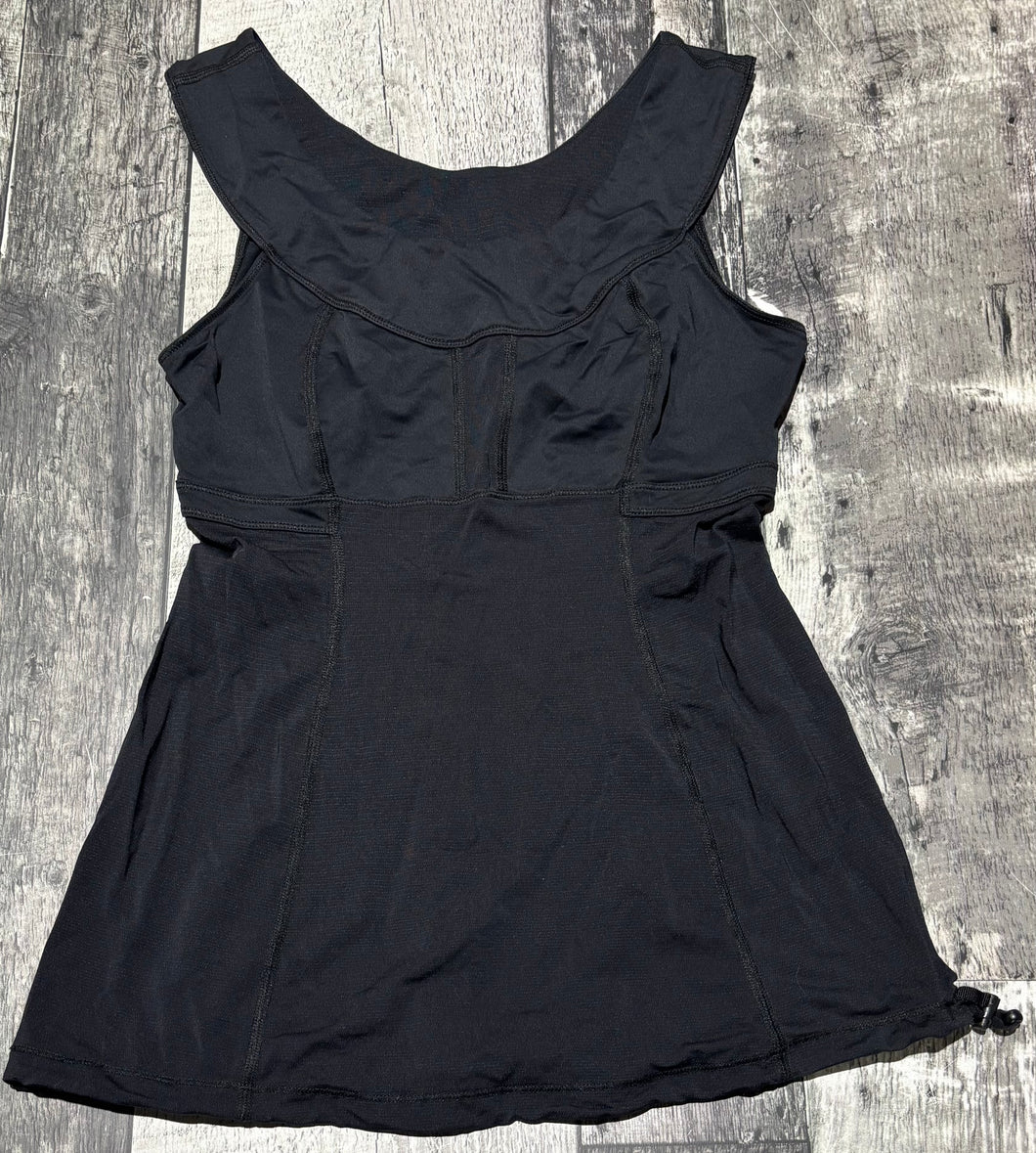 lululemon black tank top - Hers size approx S