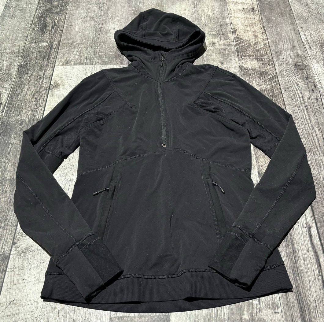 lululemon black zip up sweater - Hers size approx S