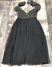 Load image into Gallery viewer, Needle &amp; Thread black multi coloured beaded dress - Hers size 0
