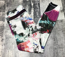 Load image into Gallery viewer, lululemon white/purple/multi leggings - Hers size 4
