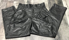 Load image into Gallery viewer, Joe Fresh black high rise fake leather pants - Hers size 10
