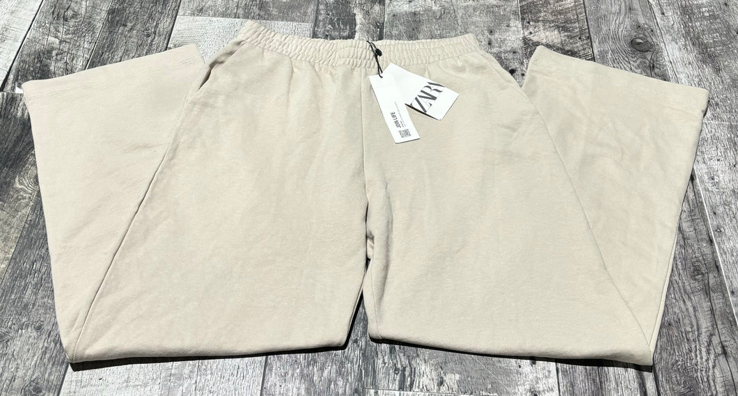 Zara cream sweatpants - Hers size M