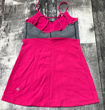 Load image into Gallery viewer, lululemon pink/grey athletic tank top - Hers size 4
