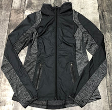 Load image into Gallery viewer, lululemon grey/black light zip up jacket - Hers size 6
