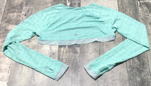 Load image into Gallery viewer, lululemon turquoise crop long sleeve - Hers size approx S
