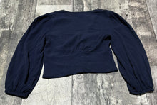 Load image into Gallery viewer, Wilfred navy/black blouse - Hers size XS
