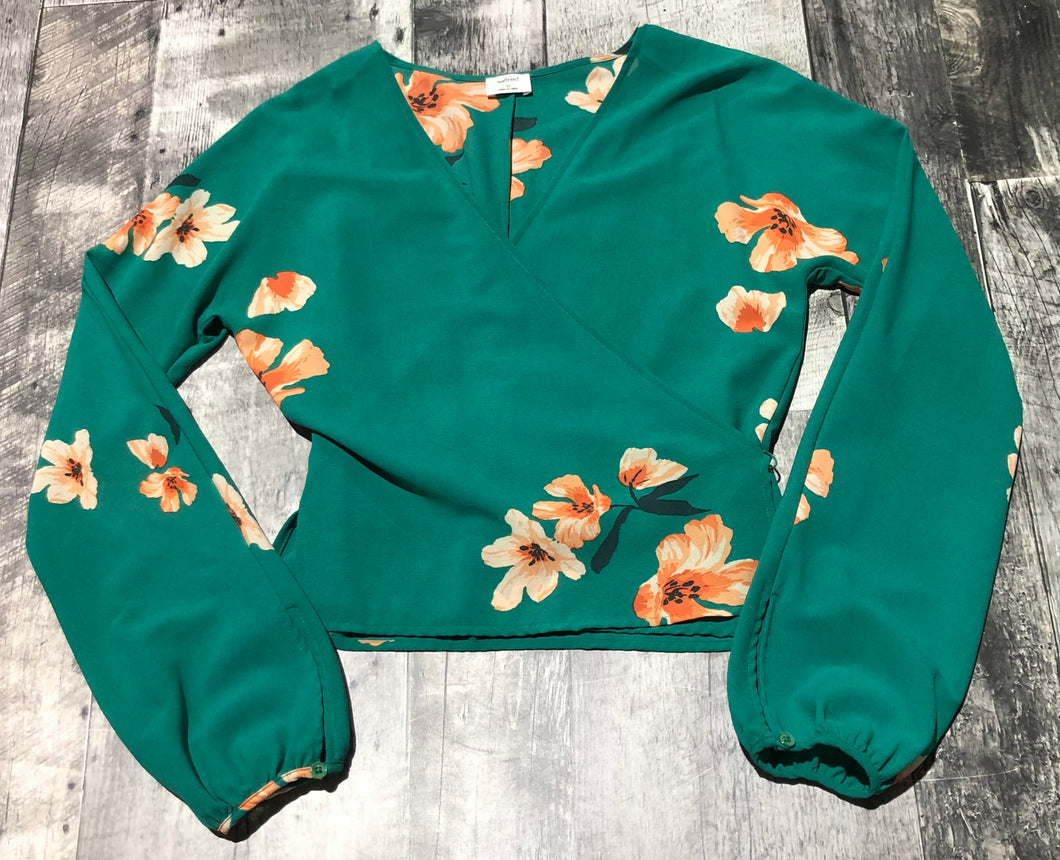Wilfred teal/orange wrap long sleeve - Hers size XS