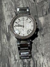 Load image into Gallery viewer, Michael Kors silver watch (needs batteries not tested)
