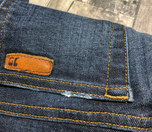 Load image into Gallery viewer, Joe’s dark blue high rise skinny ankle jeans - Hers size 27
