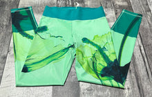 Load image into Gallery viewer, Adidas green leggings - Hers size S
