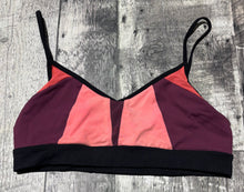 Load image into Gallery viewer, Alo pink/plum/black sports bra - Hers size approx S
