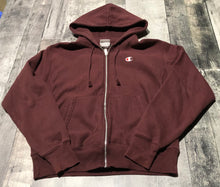 Load image into Gallery viewer, Champion dark red hoodie - His size M
