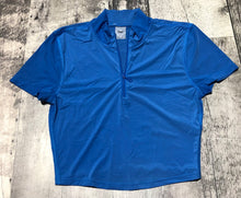 Load image into Gallery viewer, TNA blue sheer crop athletic shirt - Hers size S

