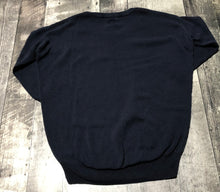 Load image into Gallery viewer, Wilfred navy/white 3/4 sleeve sweater 55%silk - Hers size XXS
