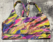 Load image into Gallery viewer, lululemon pink/yellow sports bra - Hers size 8
