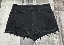Load image into Gallery viewer, American Eagle black high rise shorts - Hers size 2
