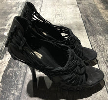 Load image into Gallery viewer, All Saints vintage black heel sandals - Hers size 37
