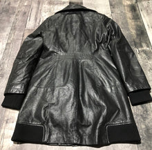 Load image into Gallery viewer, Danier black real leather jacket - Hers size XS
