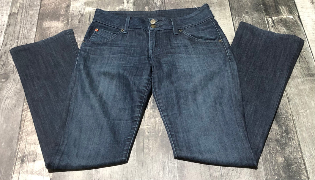 Hudson dark blue low rise flare jeans - Hers size 27