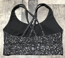 Load image into Gallery viewer, lululemon black/white sports bra - Hers size 8
