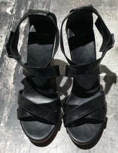 Load image into Gallery viewer, Cole Haan black sandal wedge - Hers size 7
