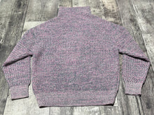 Load image into Gallery viewer, Wilfred teal/purple knit sweater - Hers size 2XS
