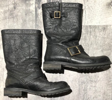 Load image into Gallery viewer, Jimmy Choo black leather boots - Hers size 36.5
