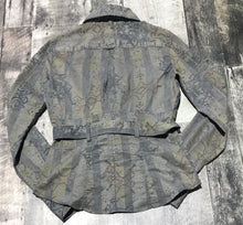 Load image into Gallery viewer, Diesel grey/green button up top - Hers size S
