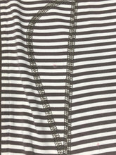 Load image into Gallery viewer, Lolë brown/white zip up light jacket - Hers size S
