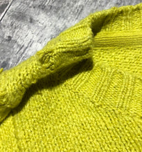 Load image into Gallery viewer, Maeve neon green cropped knit sweater - Hers size XS
