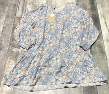 Load image into Gallery viewer, Soya Concept blue/cream long sleeve dress - Hers size S

