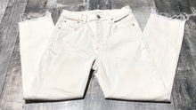 Load image into Gallery viewer, Denim Forum cream high rise slim jeans - Hers size 24
