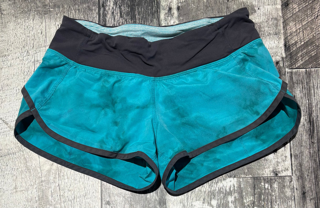 lululemon blue/black shorts - Hers size 2