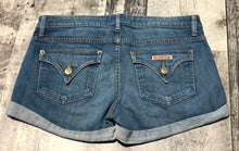 Load image into Gallery viewer, Hudson blue mid rise denim shorts - Hers size 28
