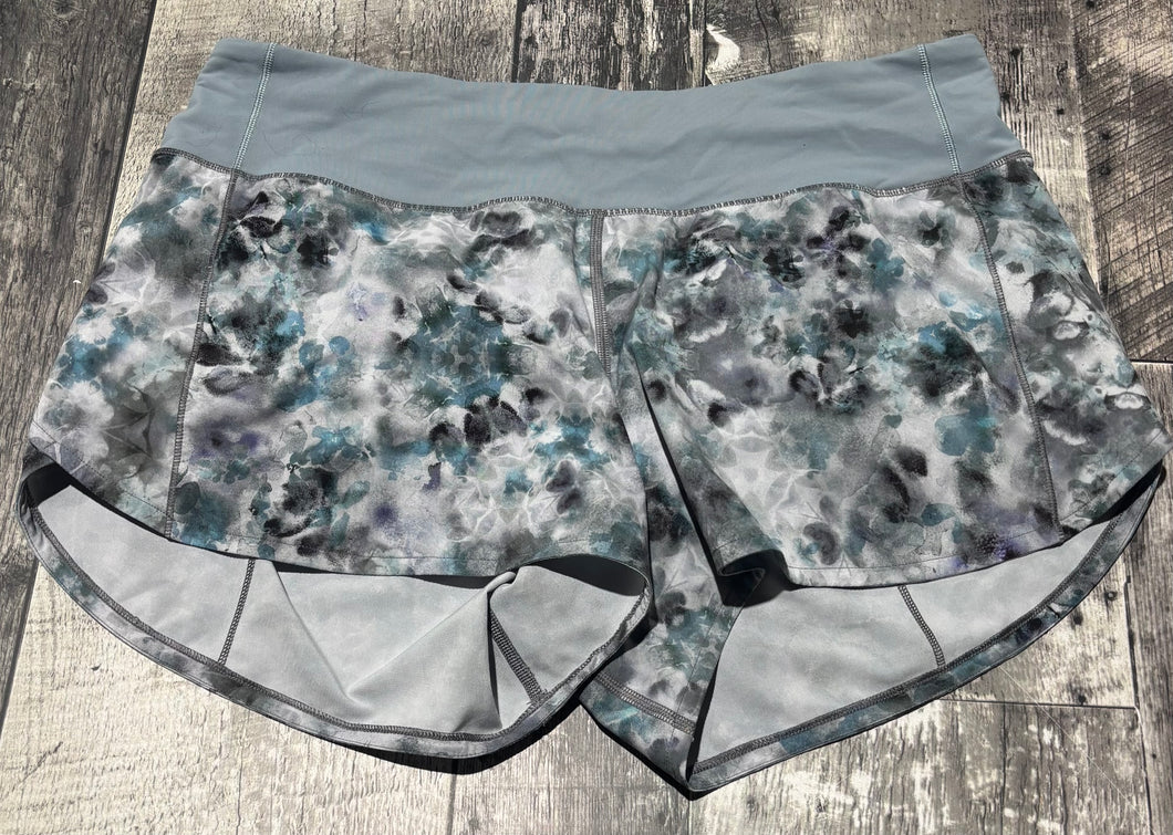 lululemon grey/blue shorts - Hers size 10