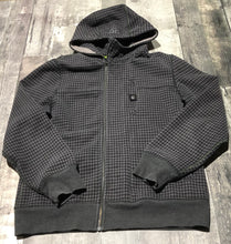 Load image into Gallery viewer, lululemon grey houndstooth zip up hoodie - His size L
